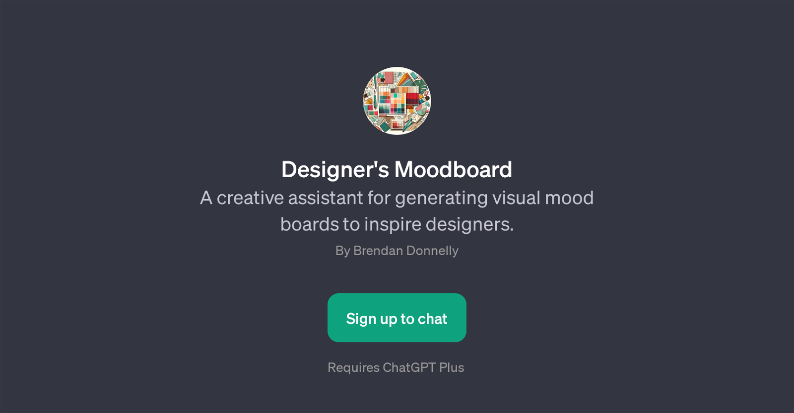 Designer's Moodboard website