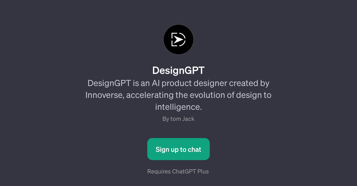 DesignGPT website