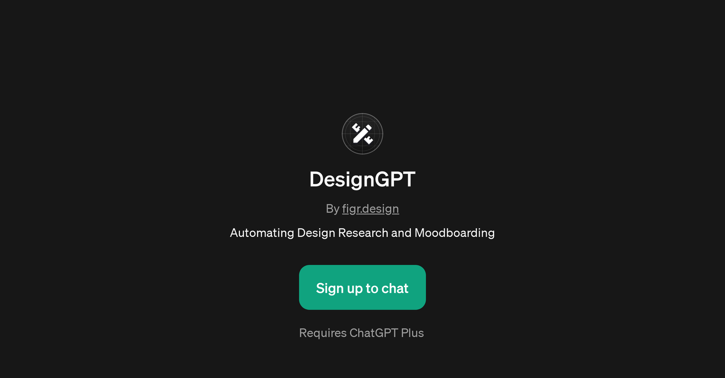 DesignGPT website