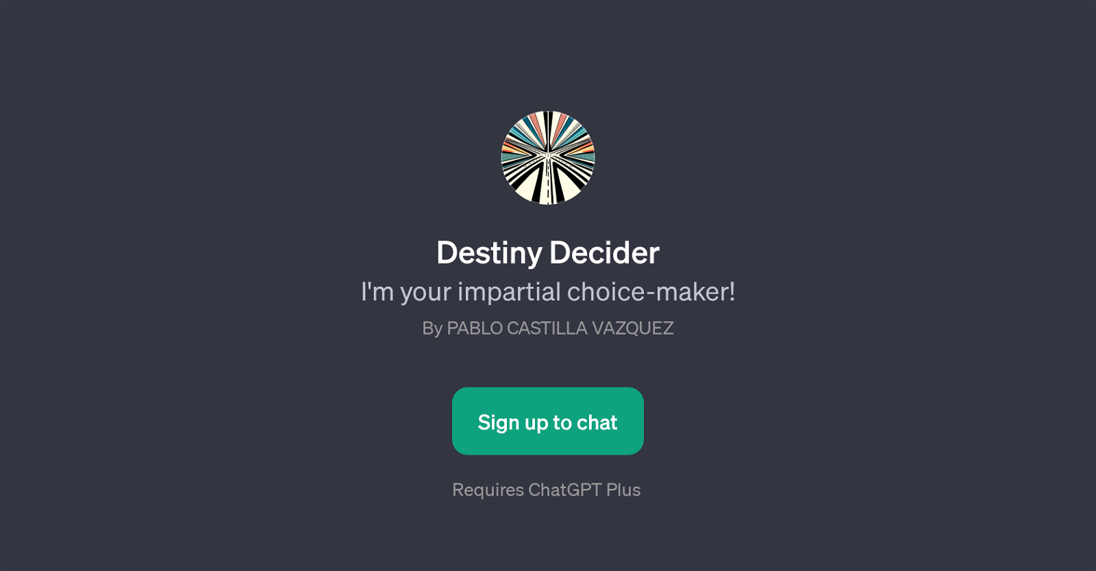 Destiny Decider website