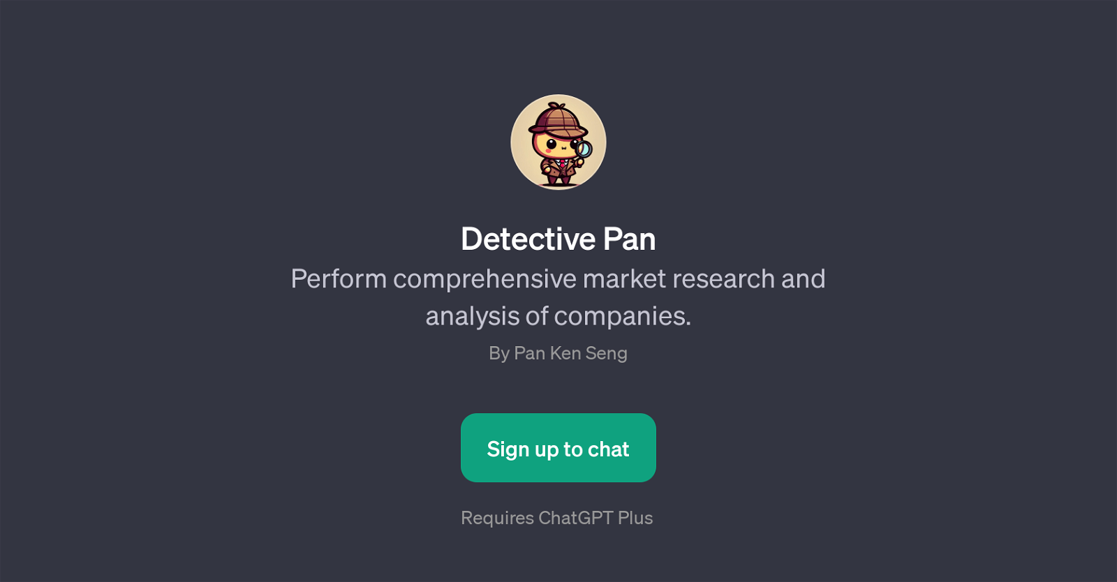 Detective Pan website