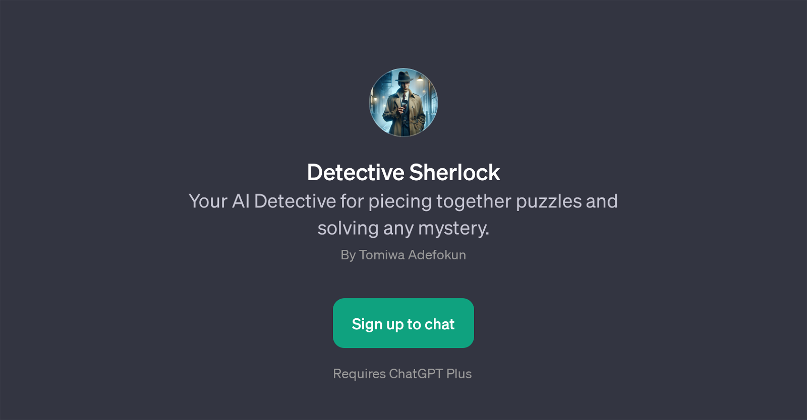 Detective Sherlock website