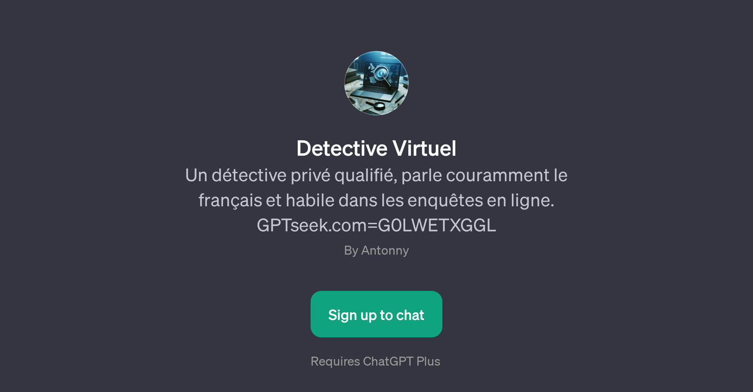 Detective Virtuel website