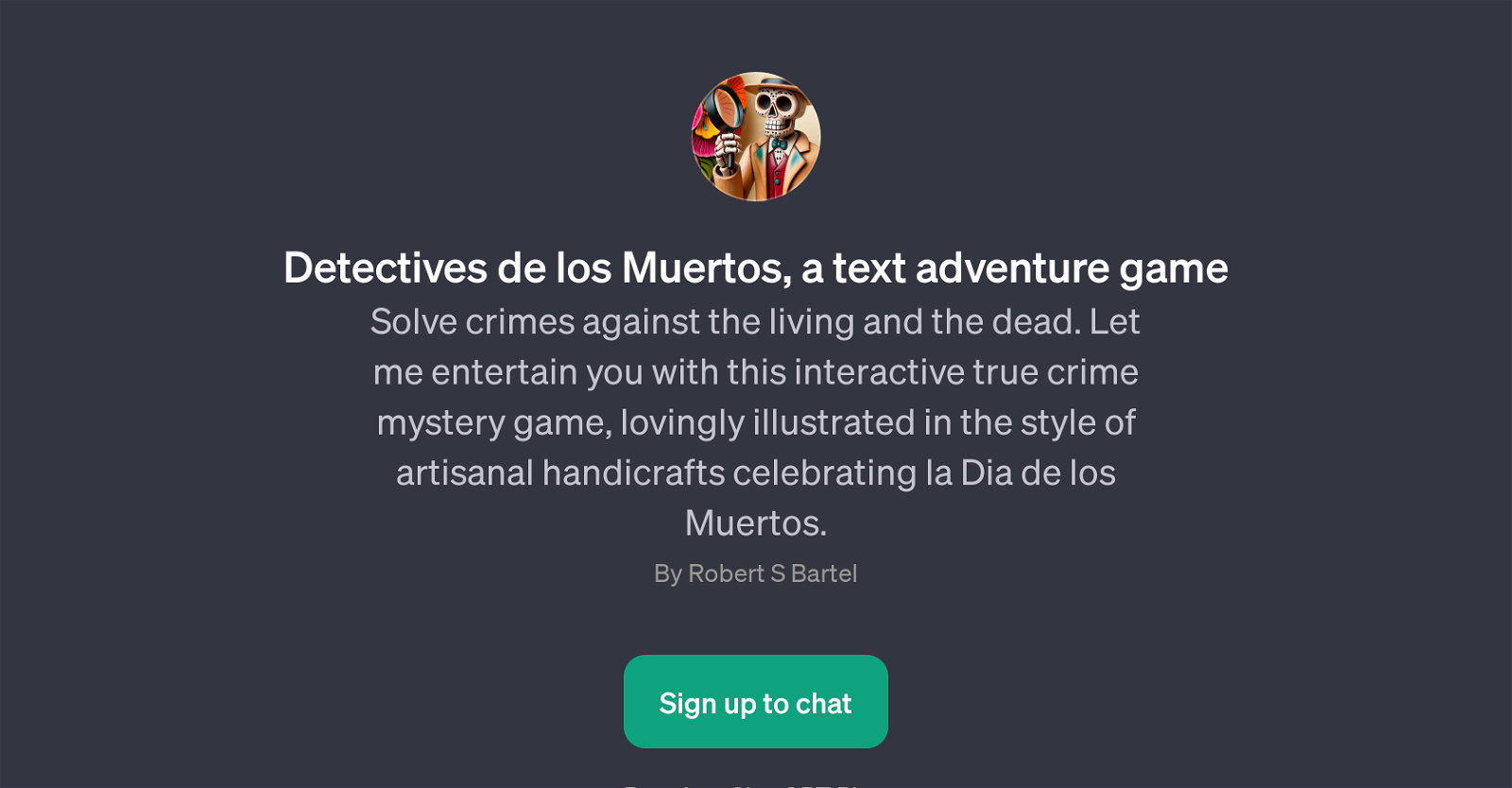Detectives de los Muertos website