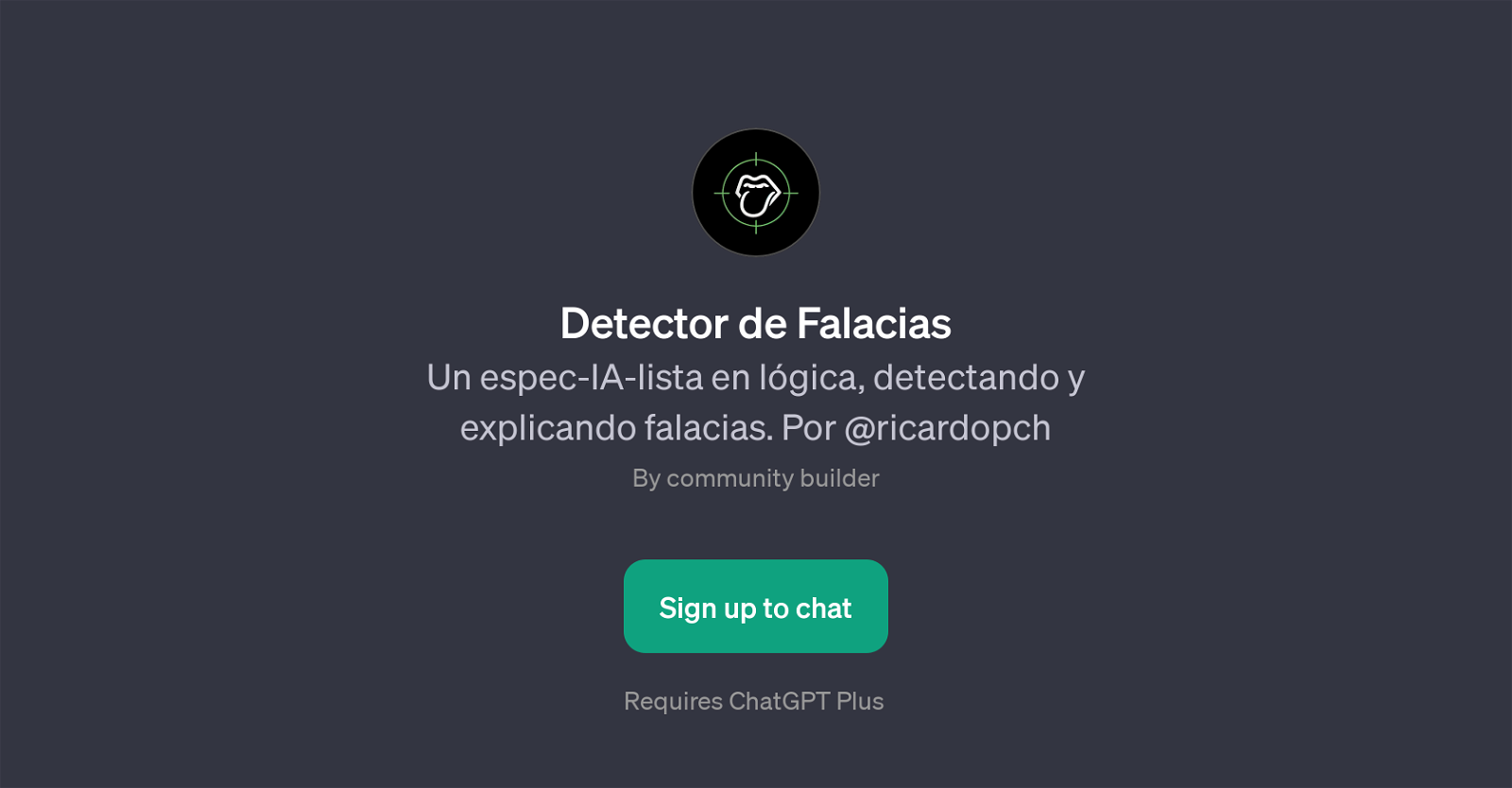 Detector de Falacias website