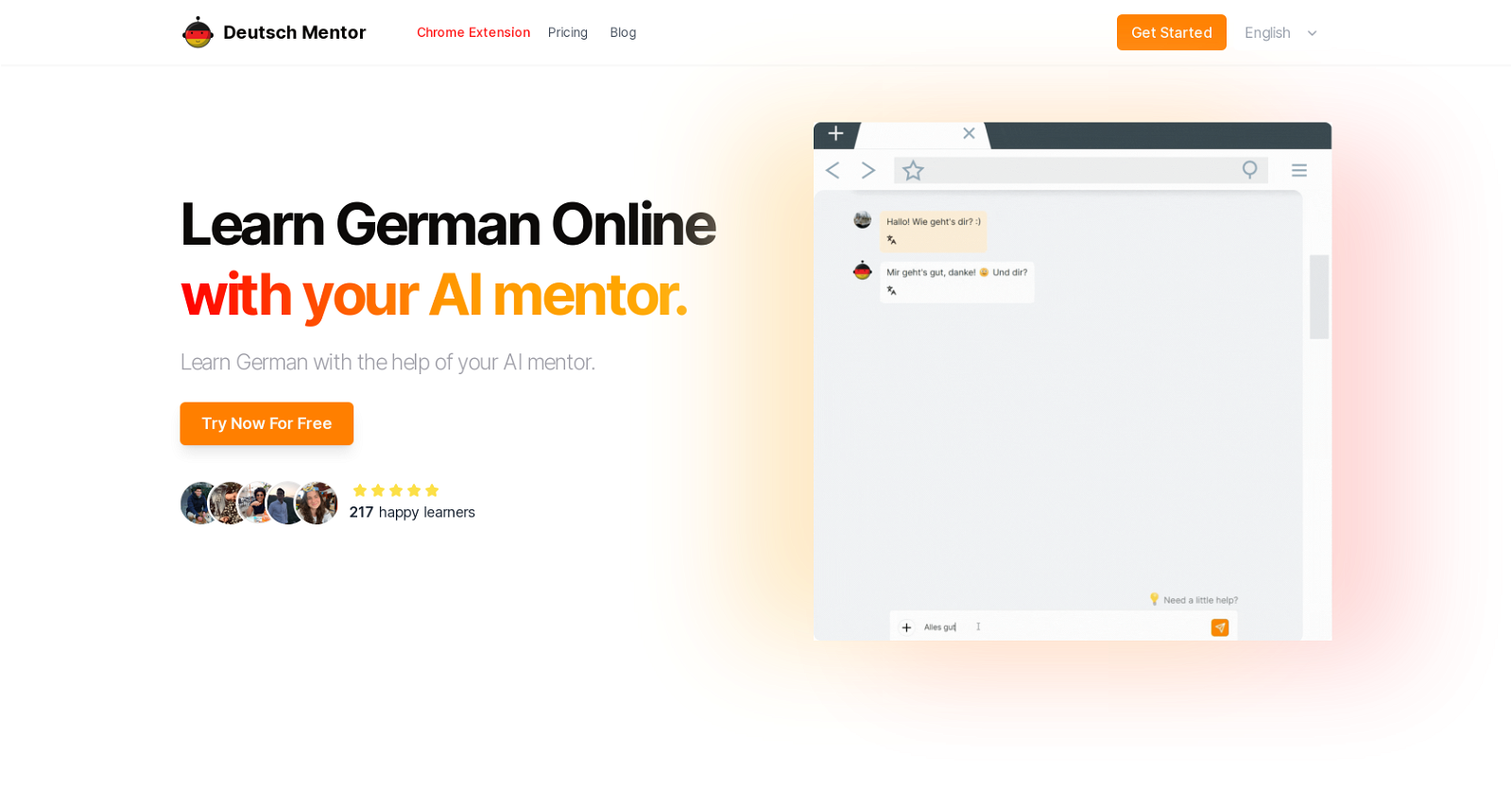 Deutsch Mentor website