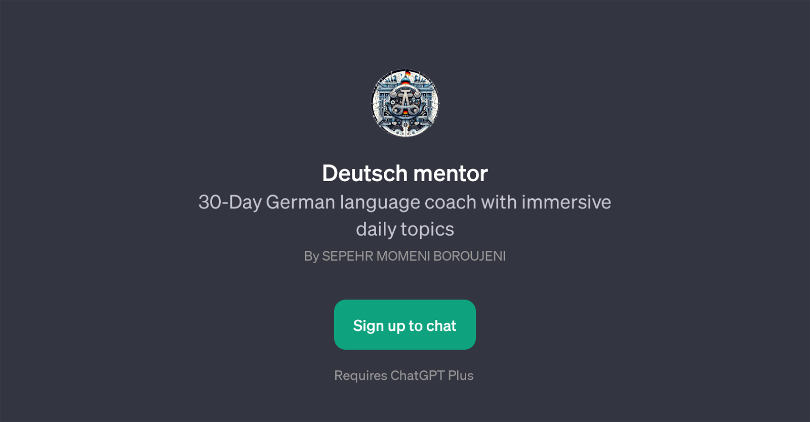 Deutsch mentor website