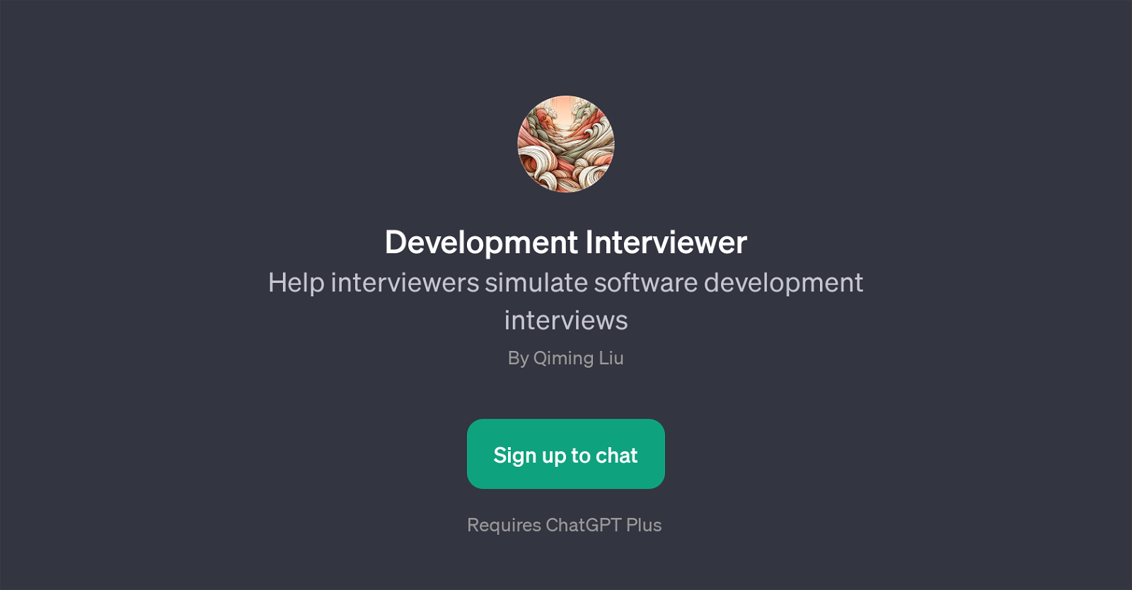 Development Interviewer website