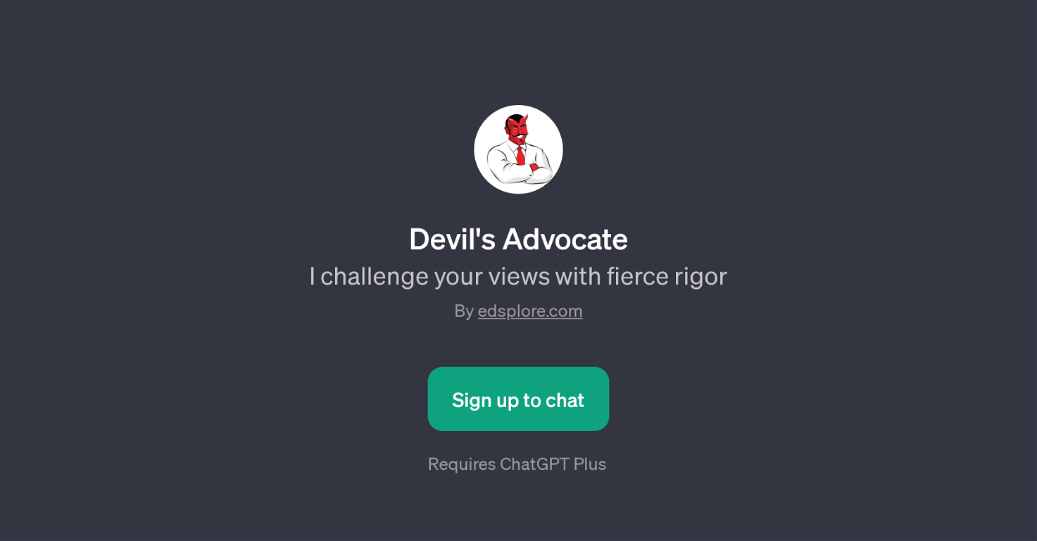 Devil's Advocate GPT website