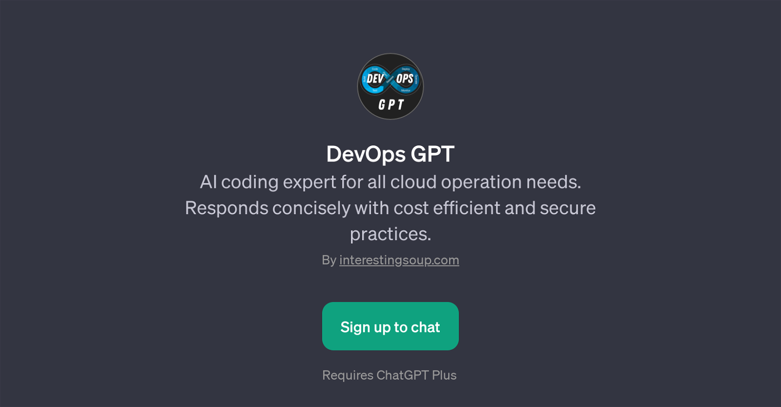 DevOps GPT website