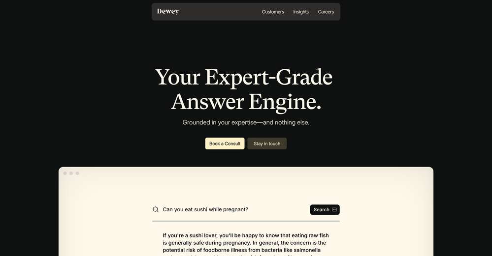 Dewey website