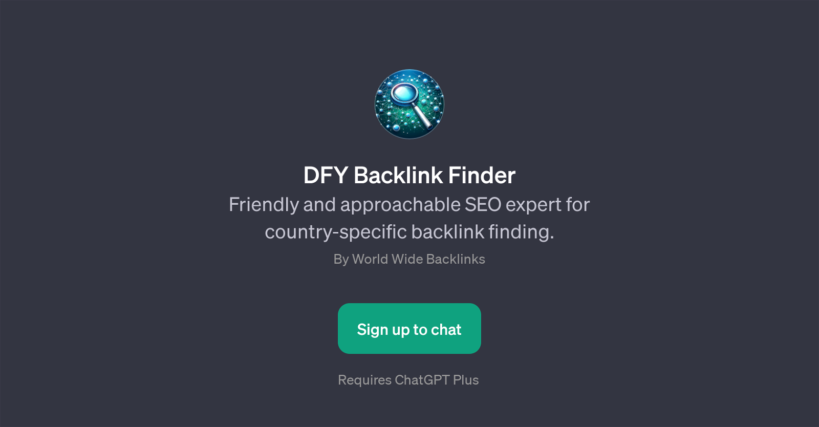 DFY Backlink Finder website