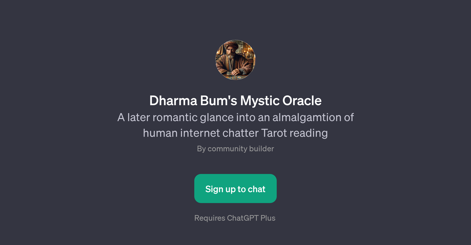 Dharma Bum's Mystic Oracle website
