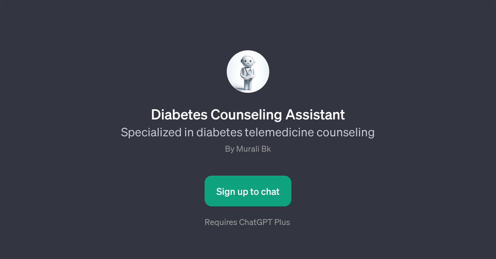 Diabetes Counseling Assistant website