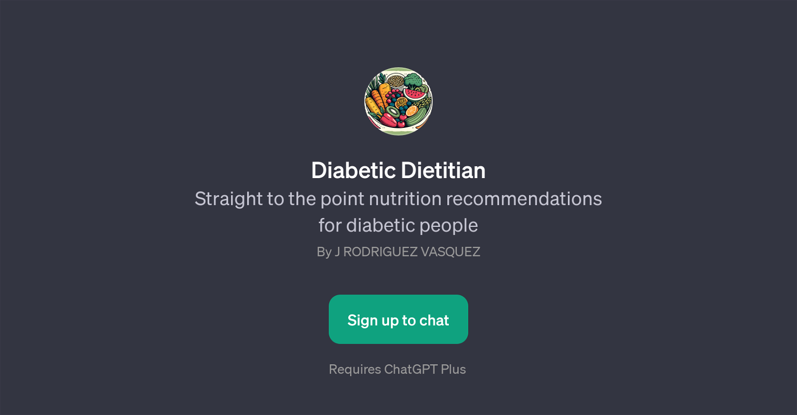 Diabetic Dietitian website