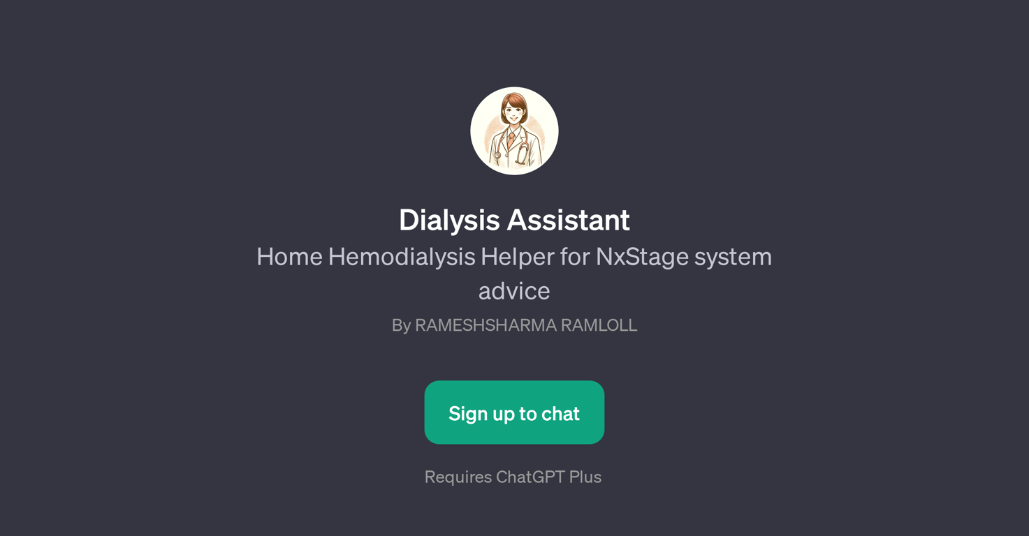 Dialysis Assistant website