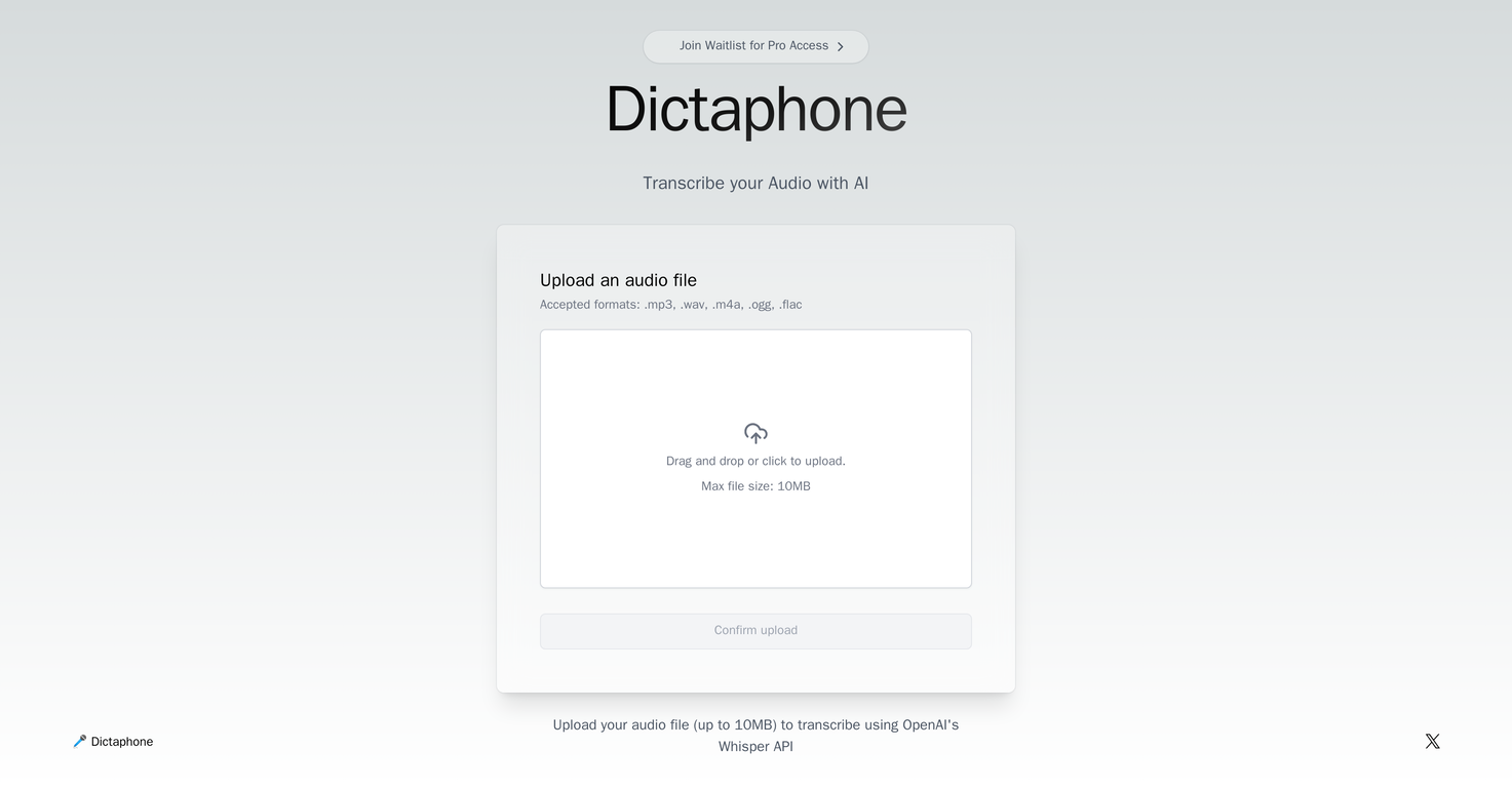 Dictaphone website