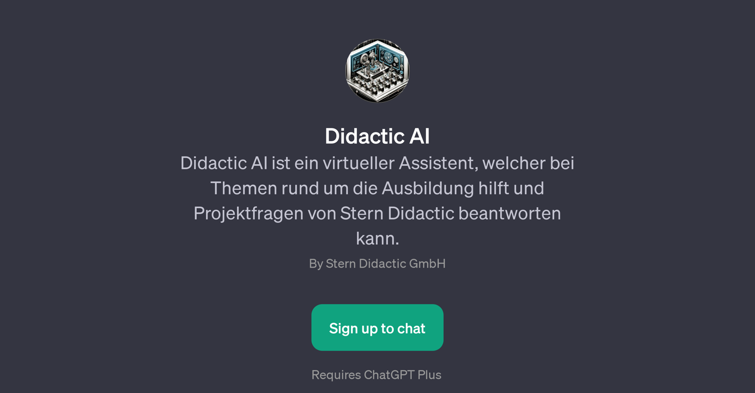 Didactic AI website