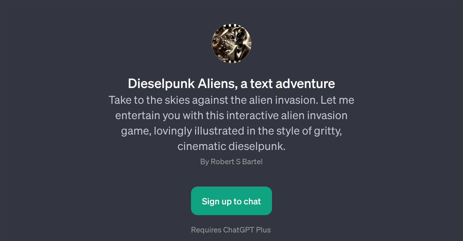 Dieselpunk Aliens website
