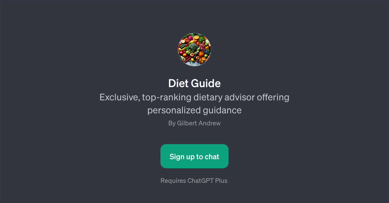 Diet Guide website