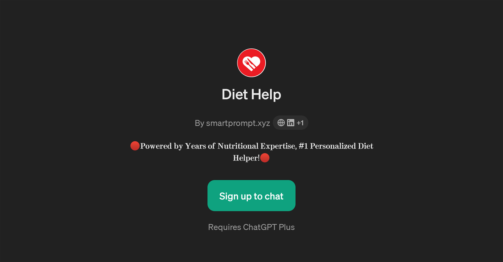 Diet Help website
