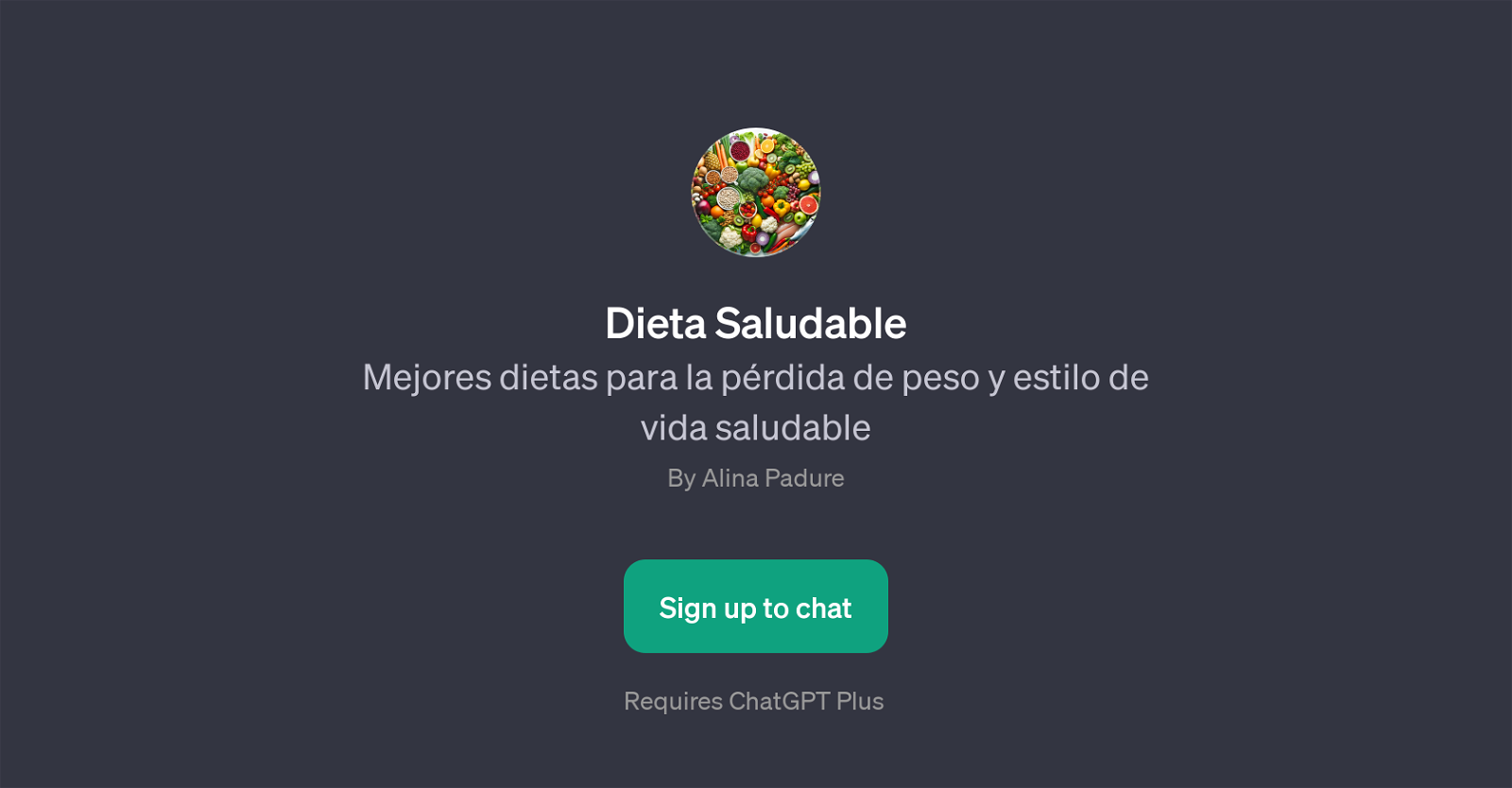 Dieta Saludable website