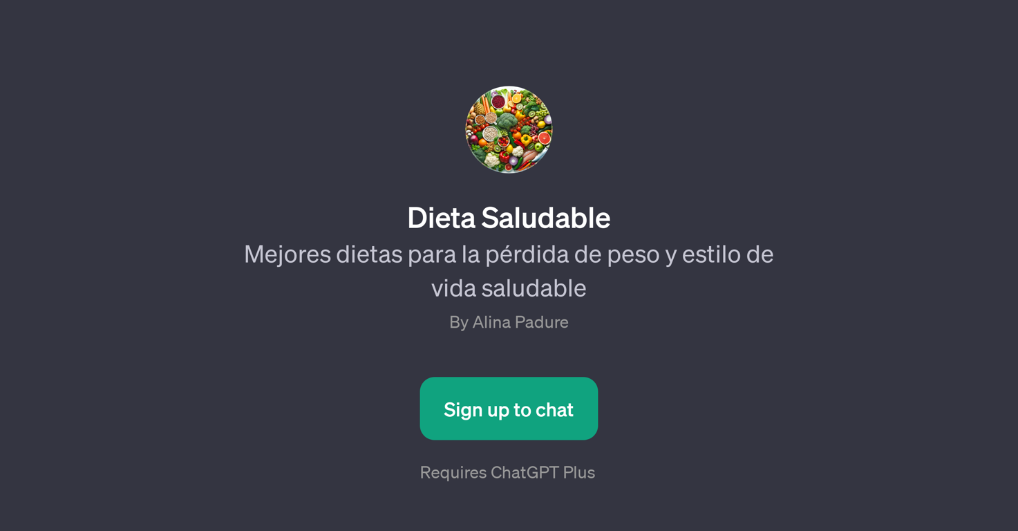 Dieta Saludable website