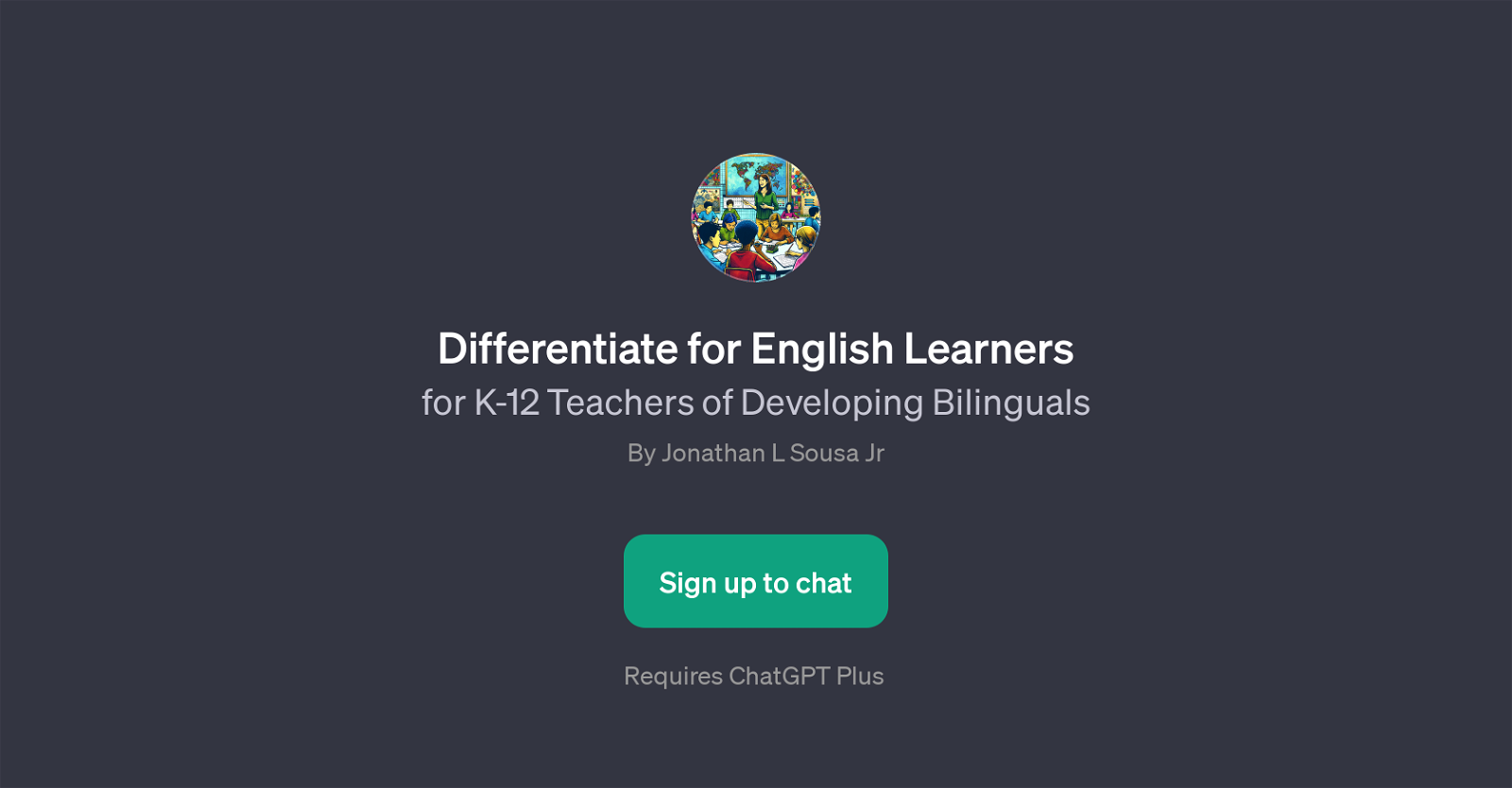 Differentiate for English Learners website