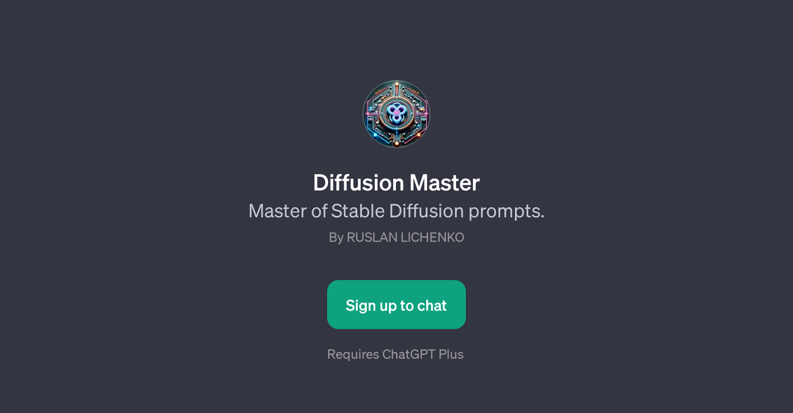 Diffusion Master website