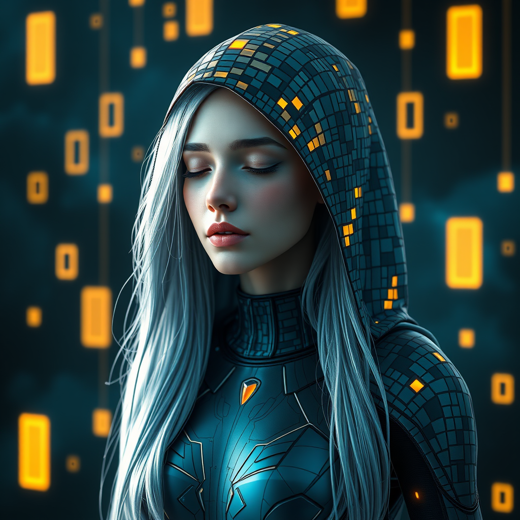 Digital Ascension – The Cybernetic Veil - (Free, No Signup AI Tool)