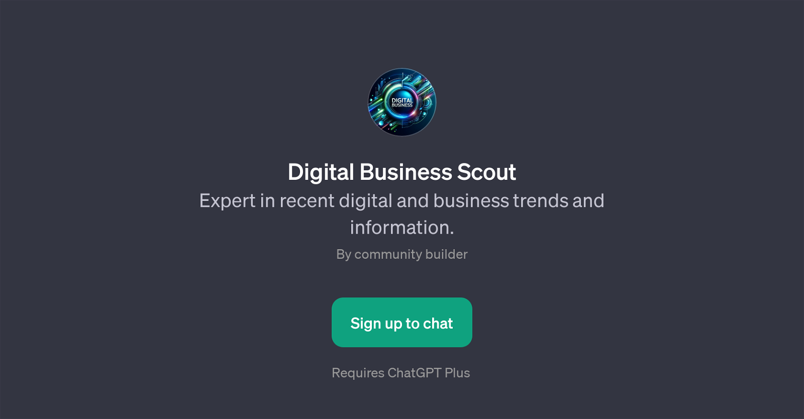 Digital Business Scout website