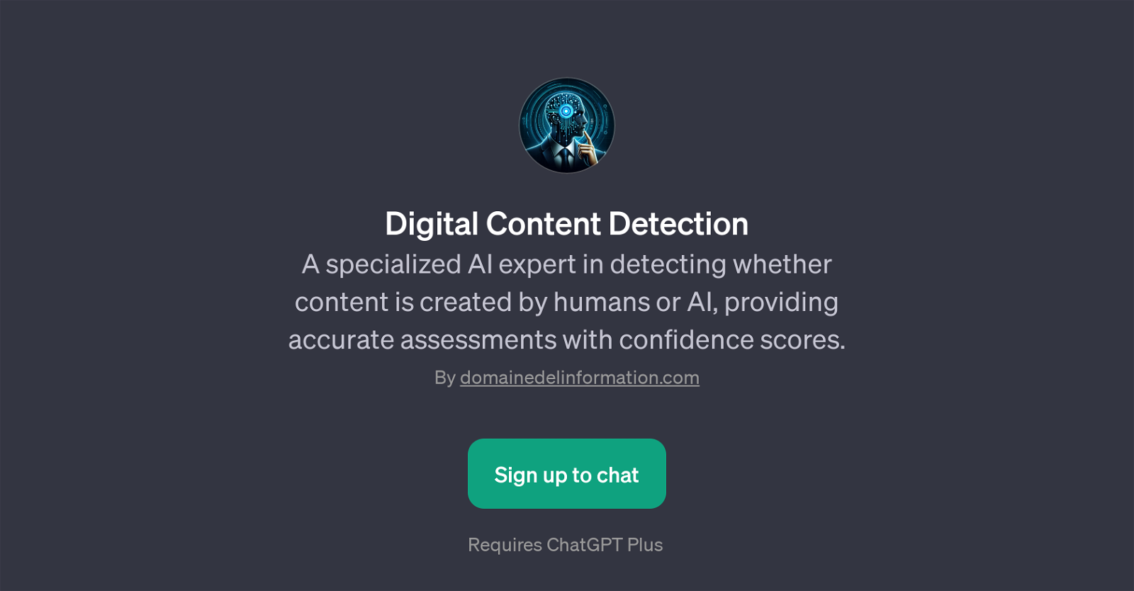 Digital Content Detection website