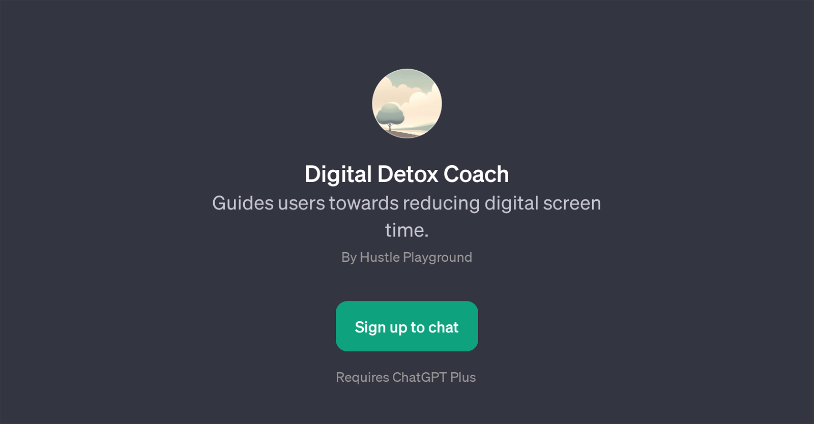 Digital Detox Coach website