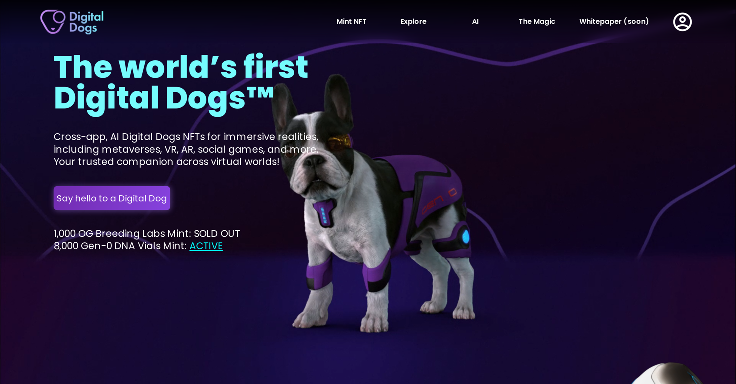 Digital Dogs website
