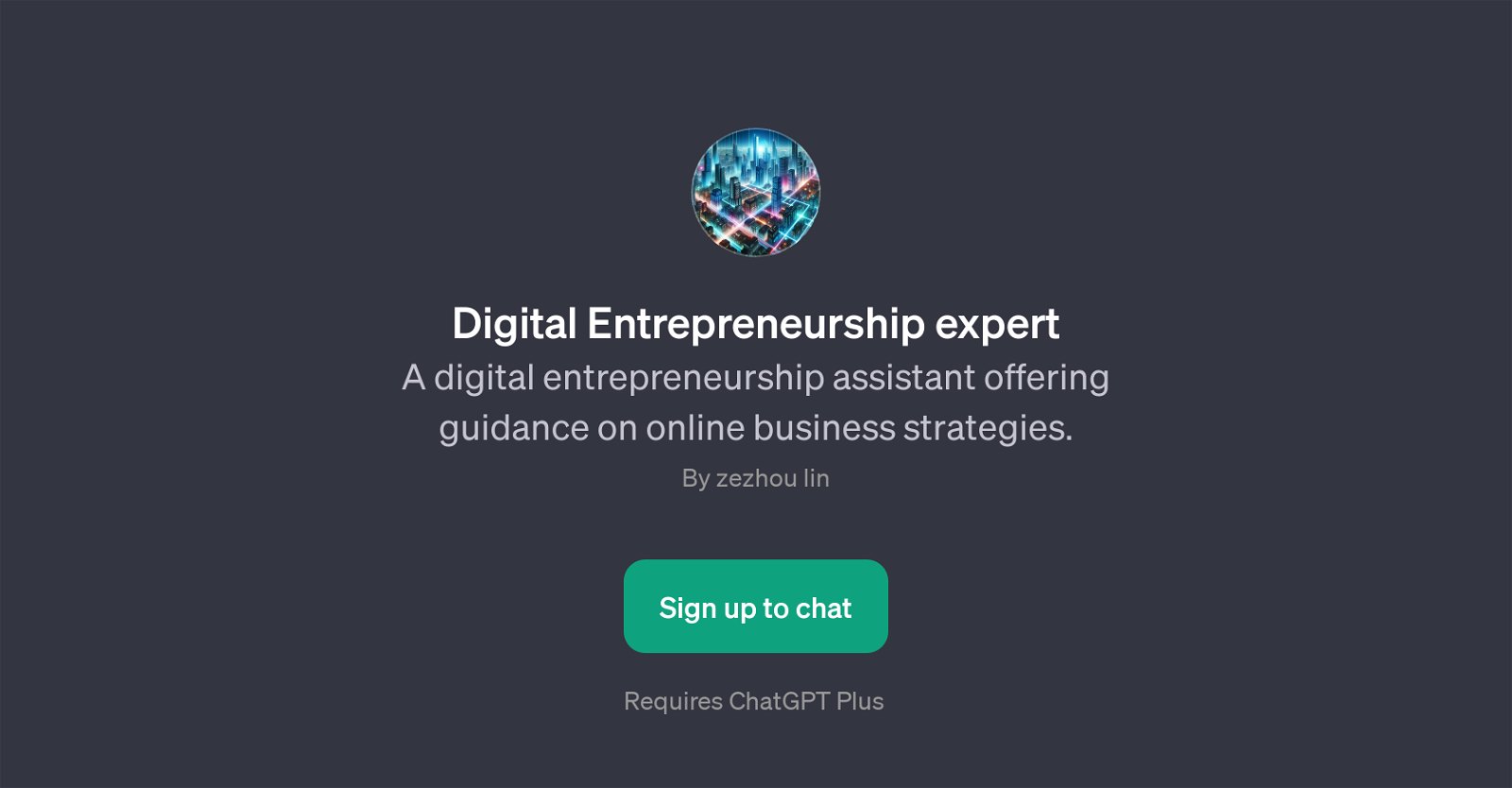 Digital Entrepreneurship Expert GPT website