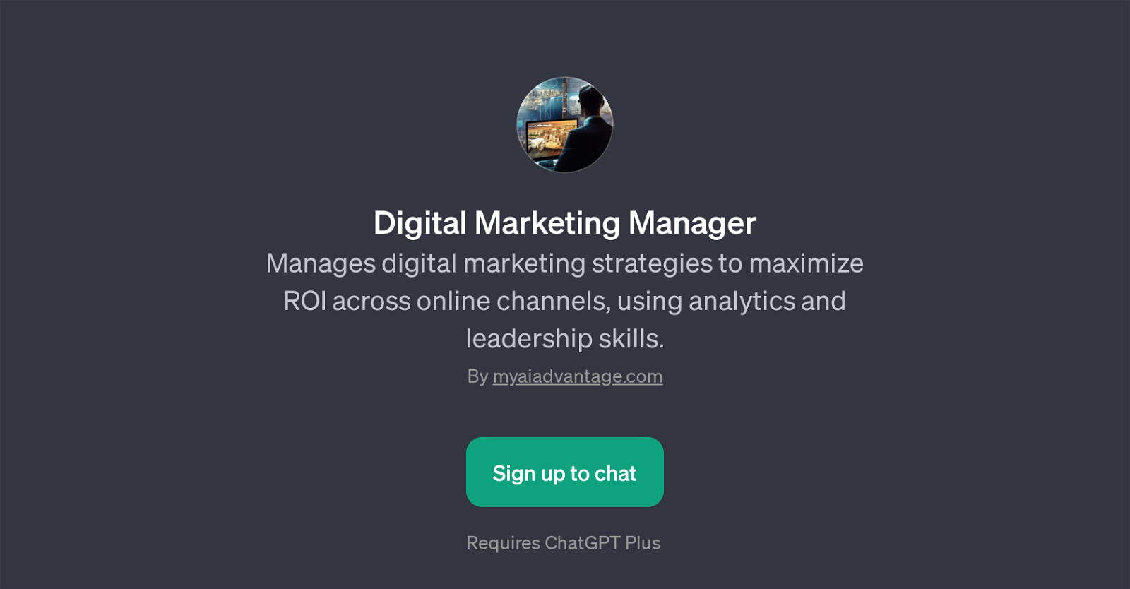 Digital Marketing Manager GPT website