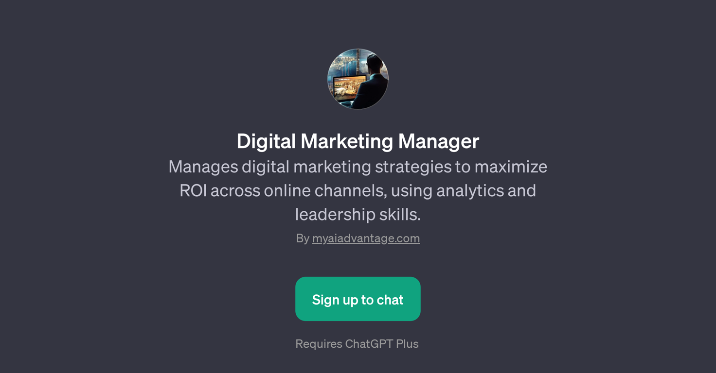 Digital Marketing Manager GPT website
