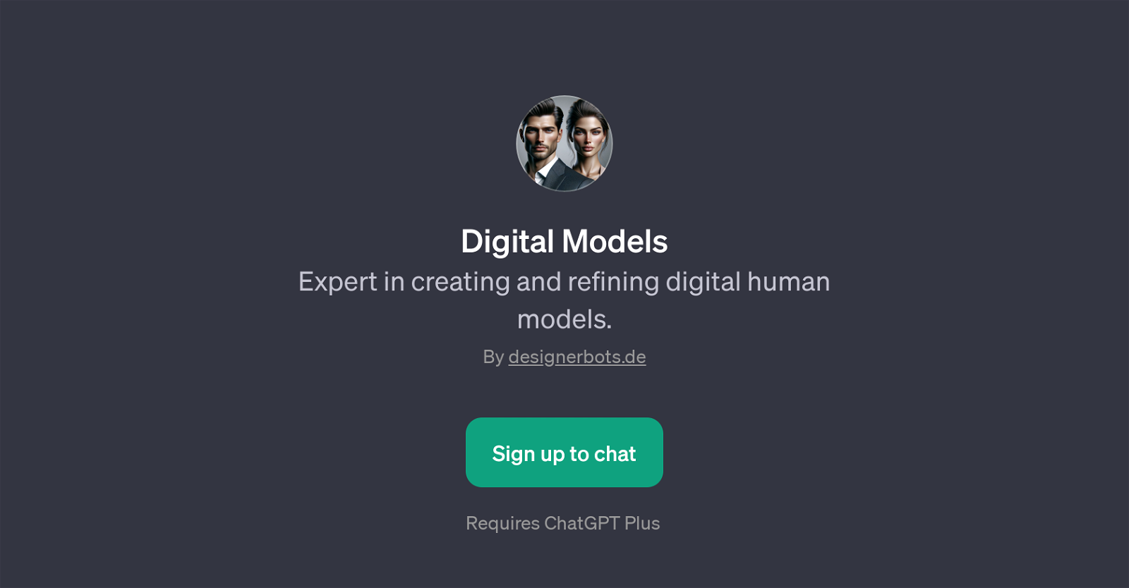 Digital Models website