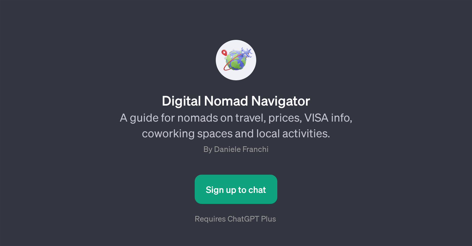 Digital Nomad Navigator website