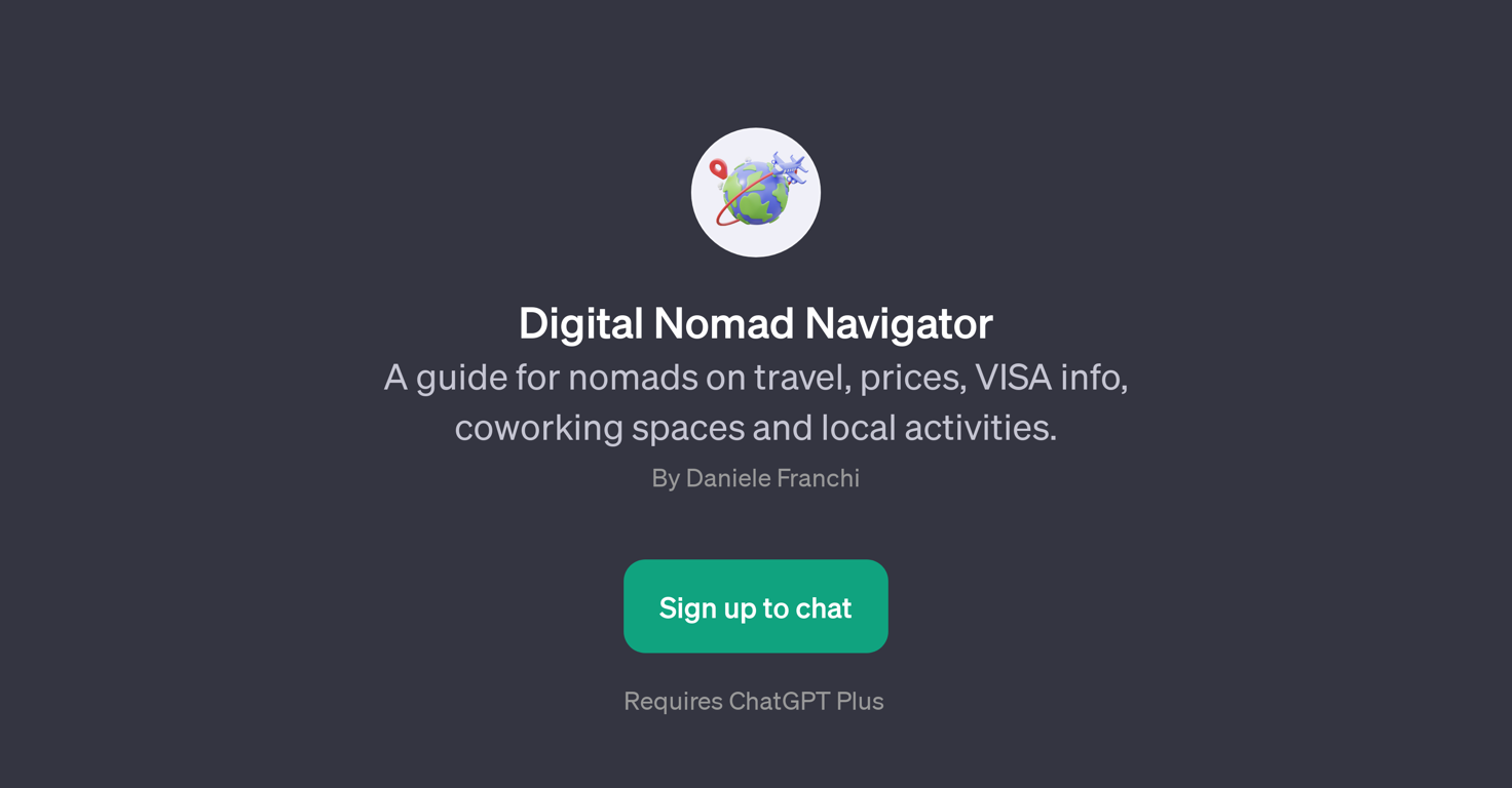 Digital Nomad Navigator website