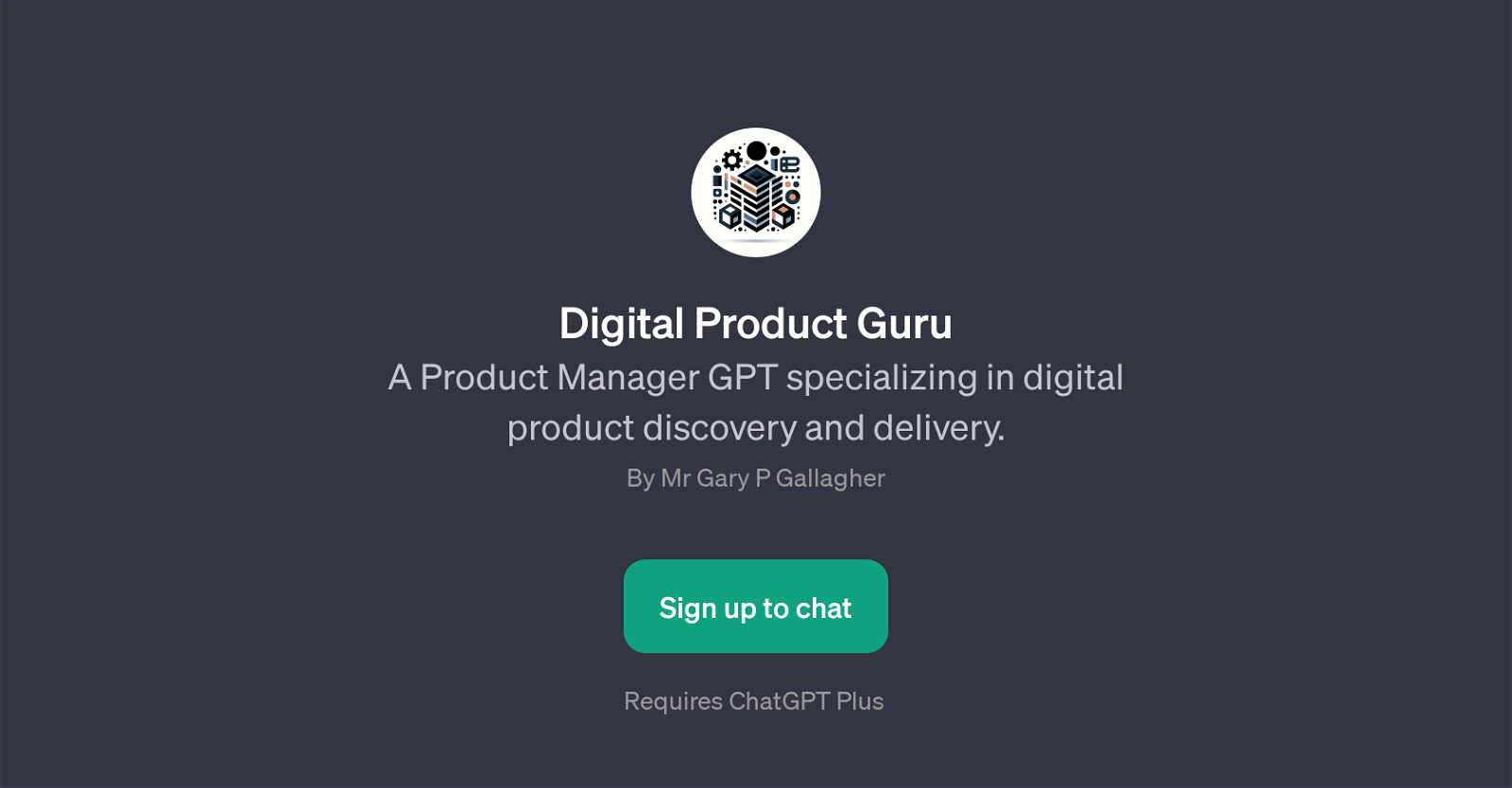 Digital Product Guru website