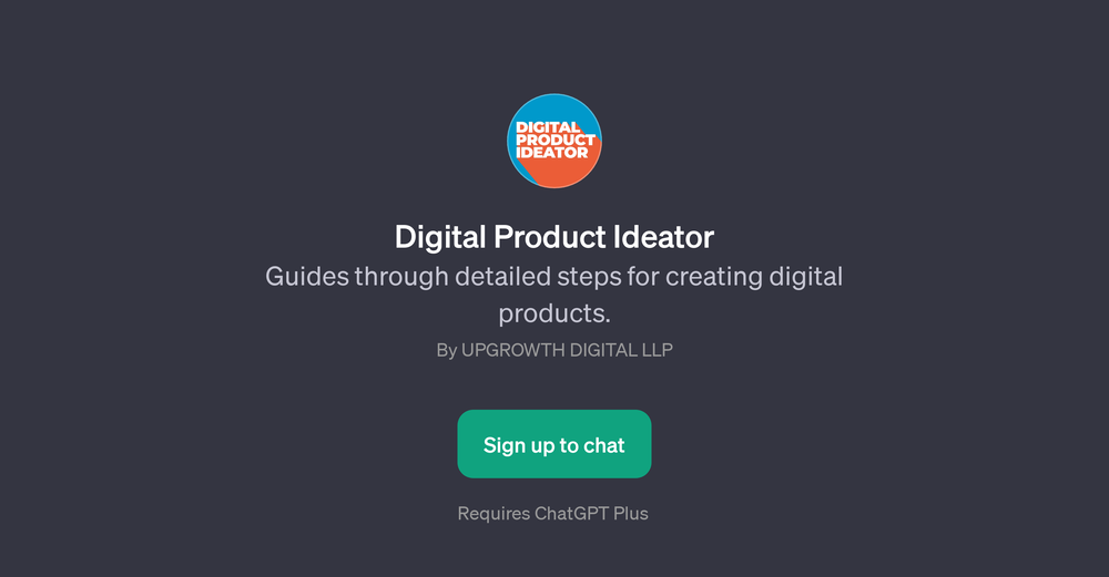 Digital Product Ideator website