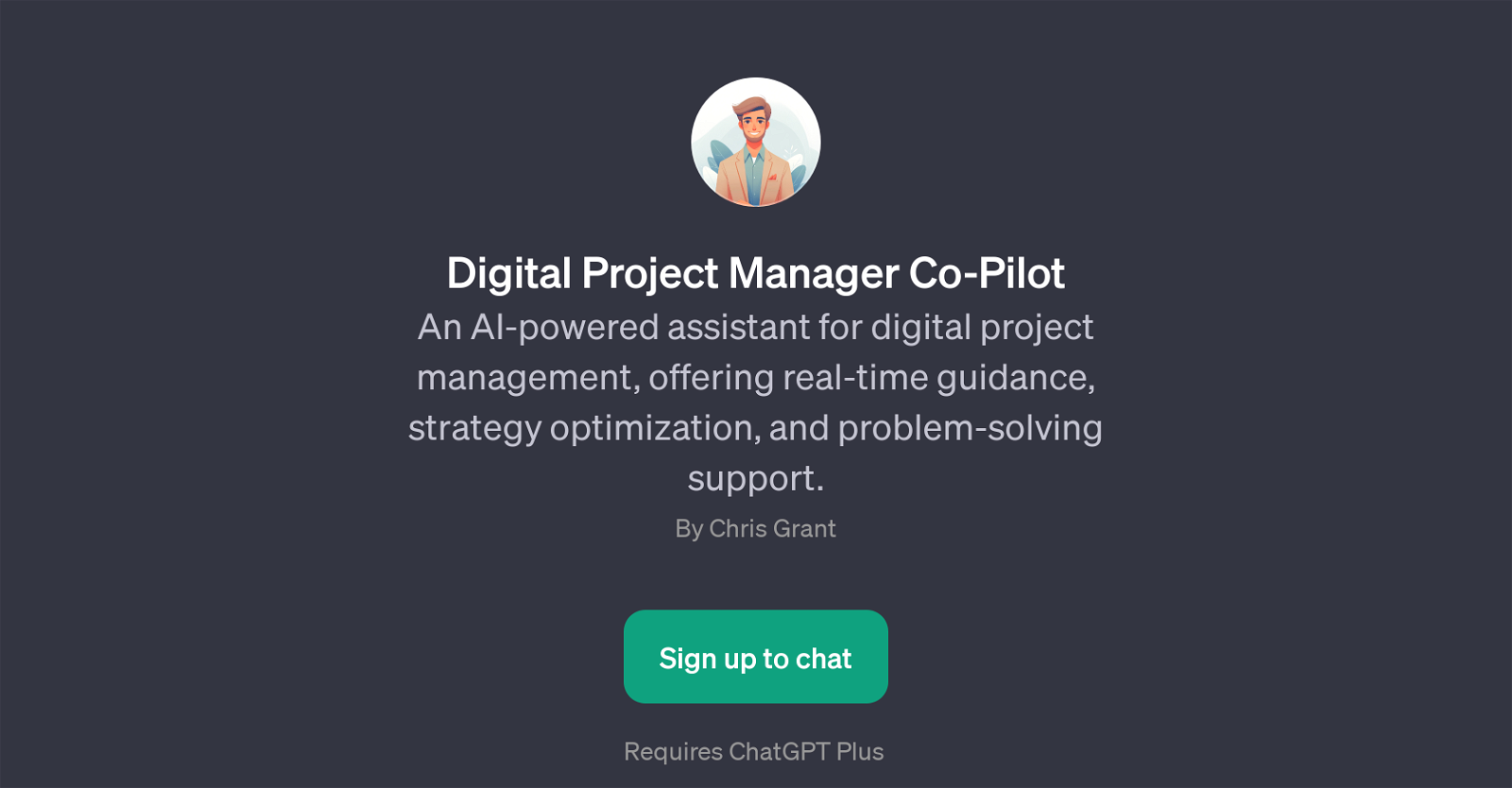 Digital Project Manager Co-Pilot website
