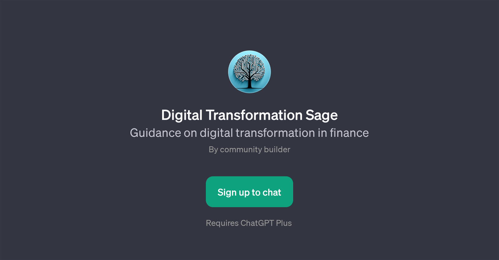 Digital Transformation Sage website