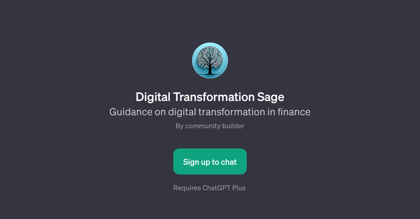 Digital Transformation Sage website