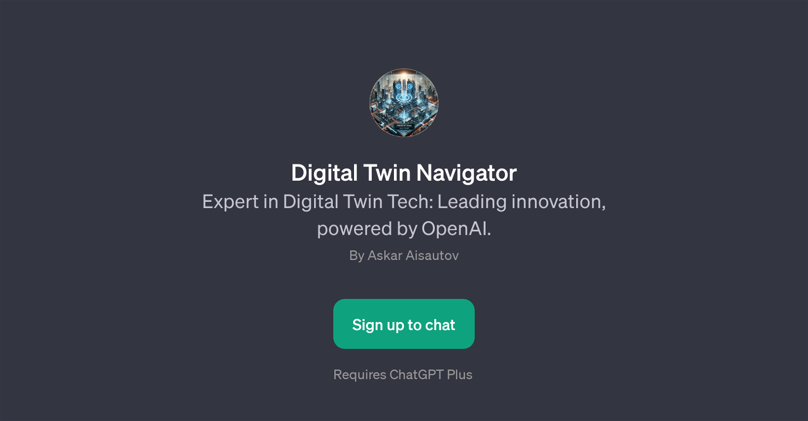 Digital Twin Navigator website