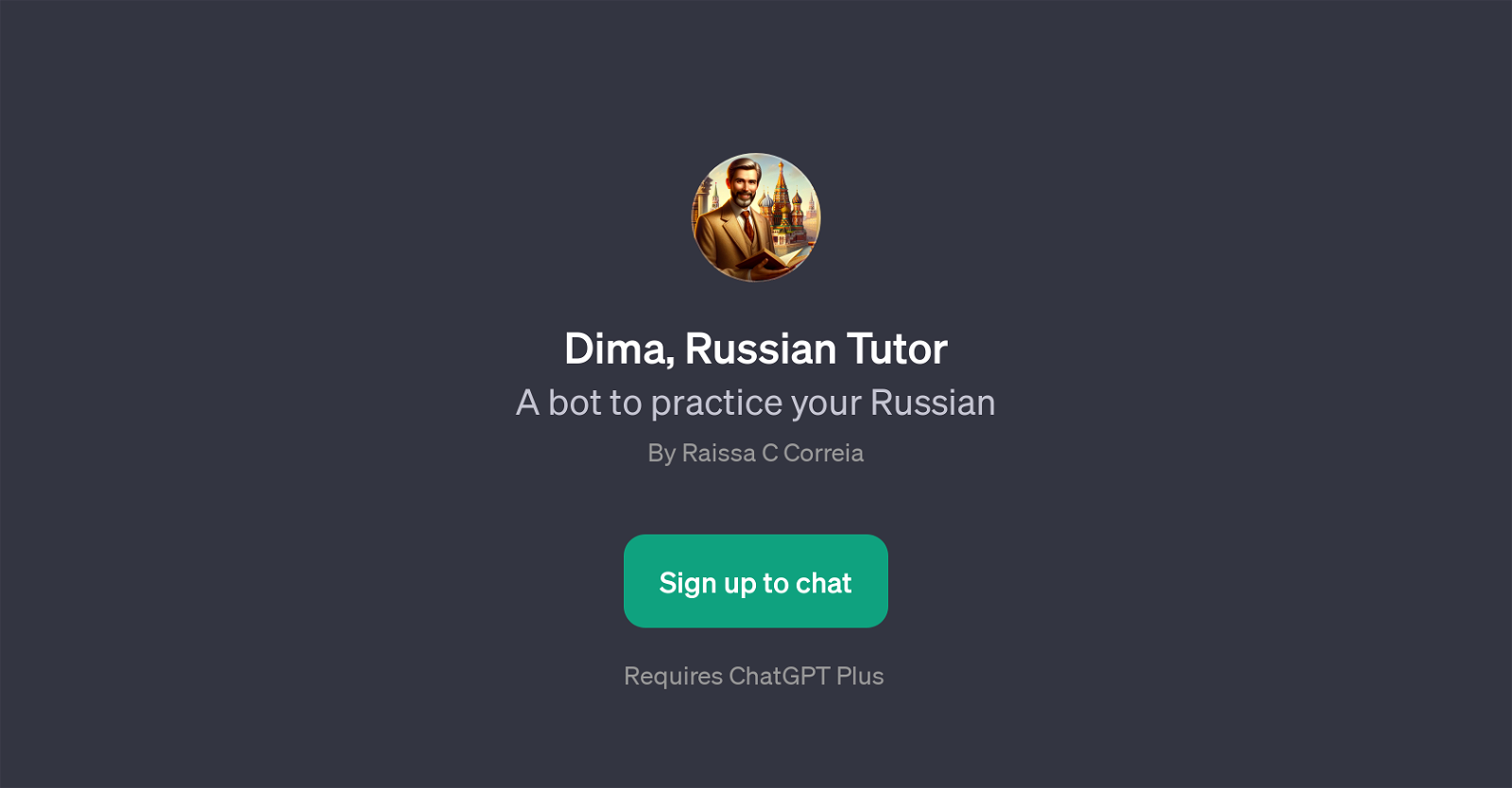 Dima, Russian Tutor website
