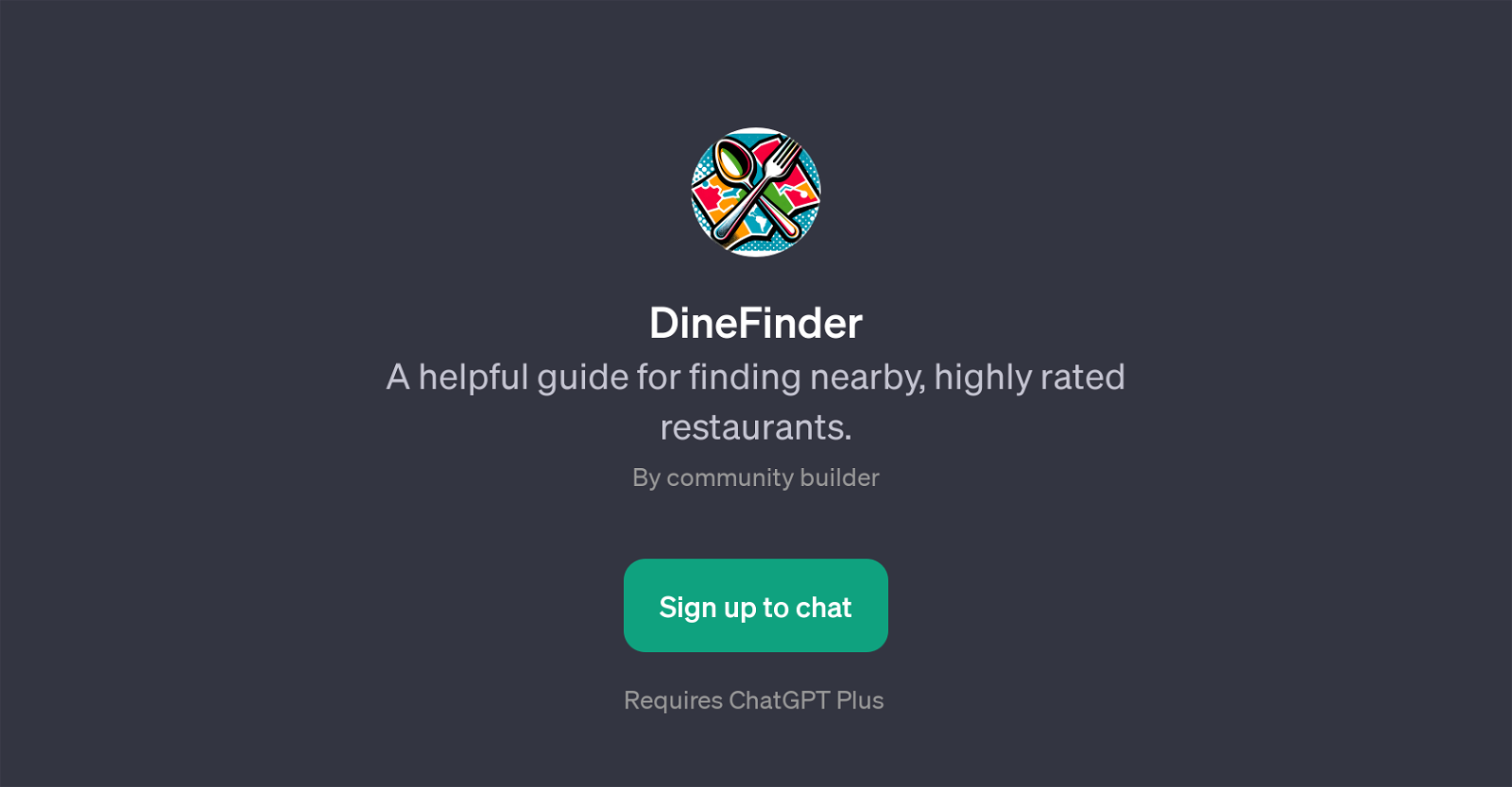 DineFinder website