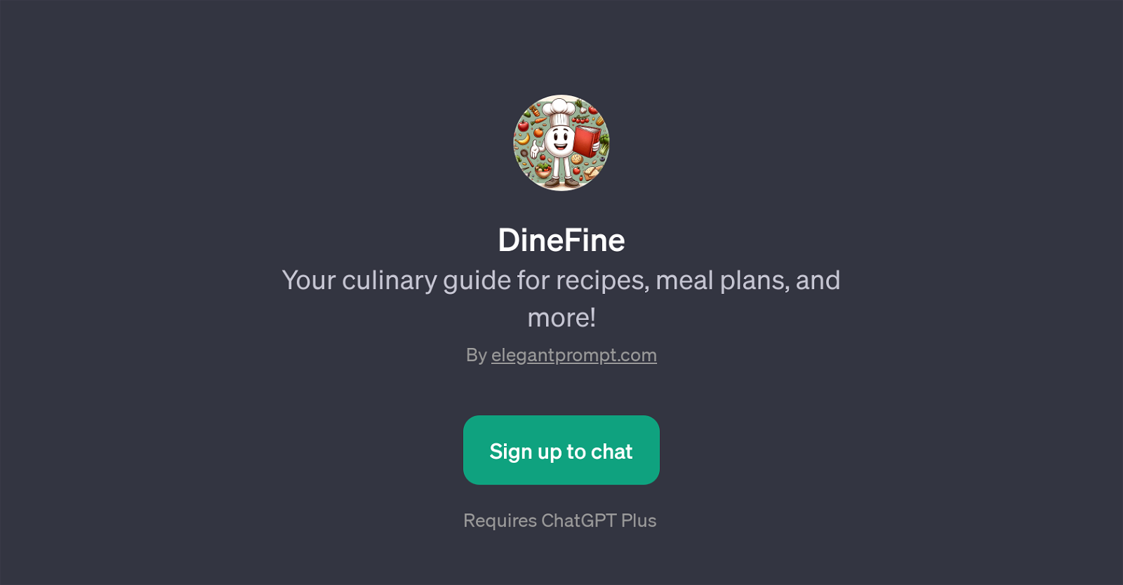 DineFine website