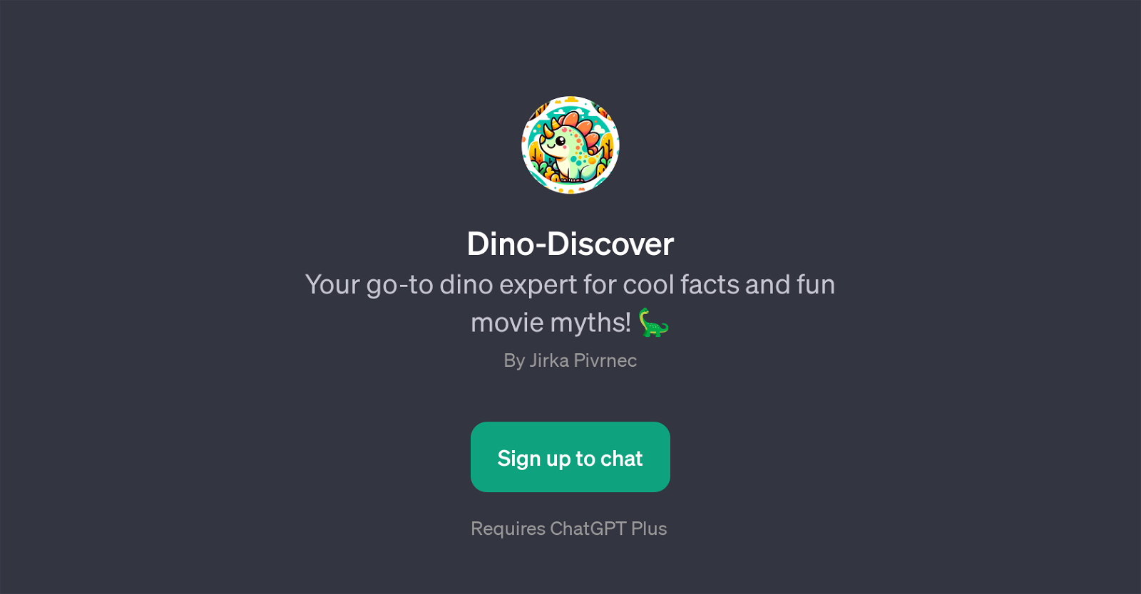 Dino-Discover website